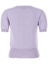 Bea Embroidery Logo Knit Top Lavender - VIVIENNE WESTWOOD - BALAAN 3