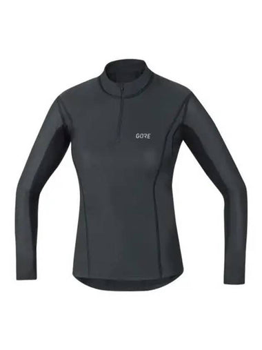 GOREWEAR M Base Layer Windstopper Thermo Turtleneck Women Black s Windproof Brushed Long Sleeve Half Zip Up - GOGORR - BALAAN 1