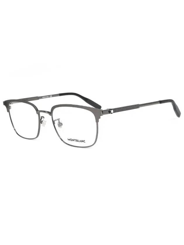 Eyewear Asian Fit Metal Eyeglasses Grey - MONTBLANC - BALAAN.