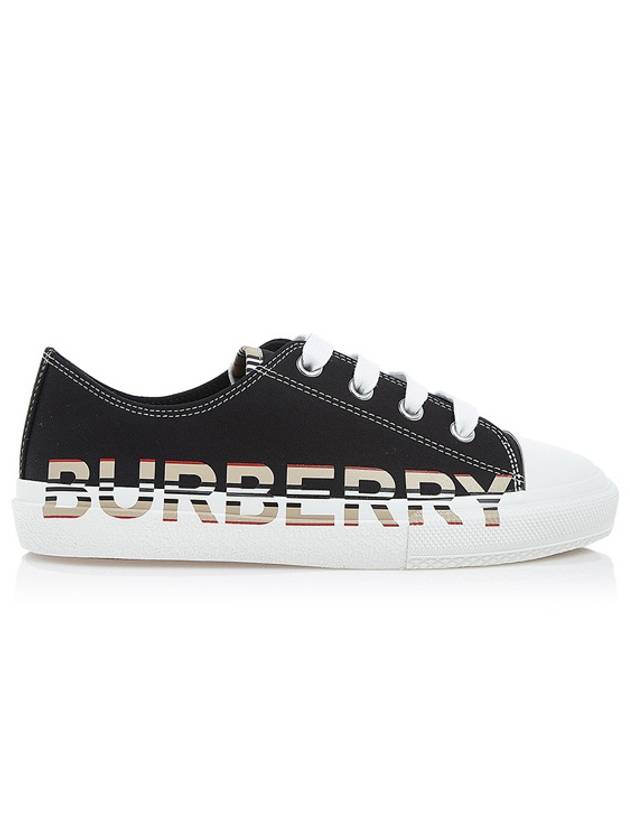 Kids Logo Print Sneaker Black - BURBERRY - BALAAN 3