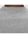 Small Heart Logo Sweatshirt Grey - AMI - BALAAN 8