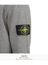 Logo Patch Knit Top Grey - STONE ISLAND - BALAAN 7