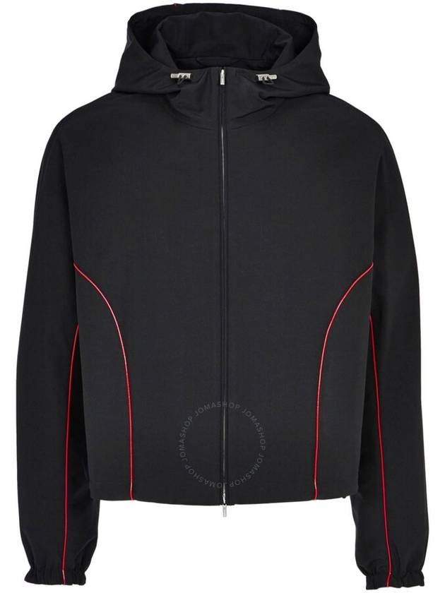 Ferragamo Red Line Hooded Jacket, Brand Size 50 (US Size 40) - SALVATORE FERRAGAMO - BALAAN 1