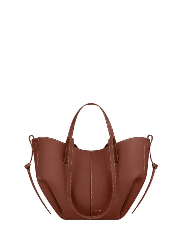 Simi Mini Tote Bag Cognac - POLENE - BALAAN 3