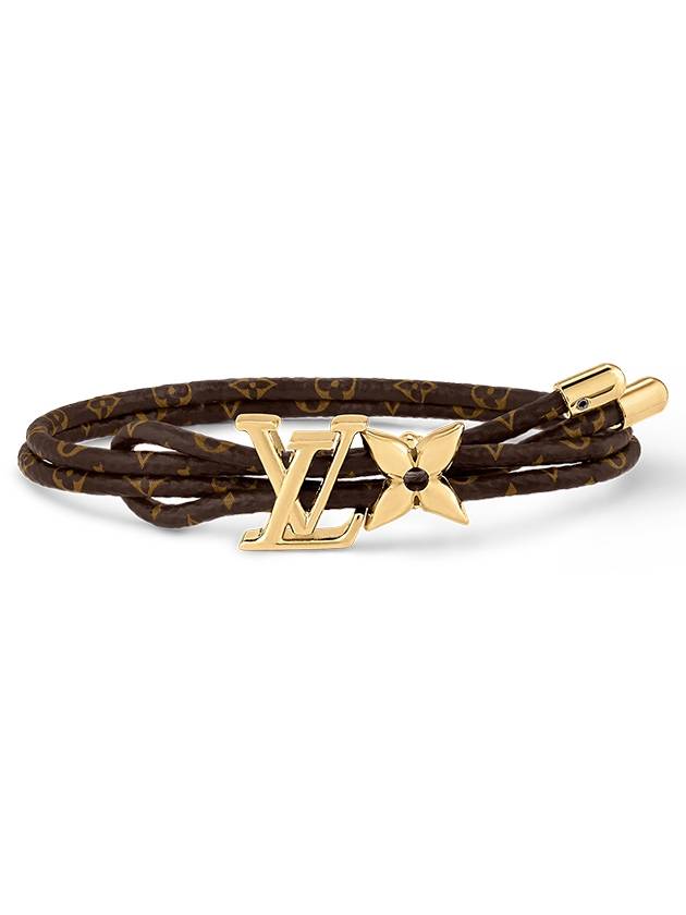 LV Bloom Monogram Bracelet Brown - LOUIS VUITTON - BALAAN 2