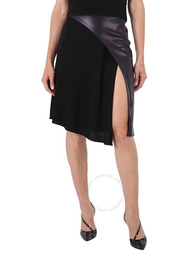 Atlein Ladies Mixed Jersey Bias Cut Midi Skirt, Brand Size 36 (US Size 4) - ATLEIN - BALAAN 1