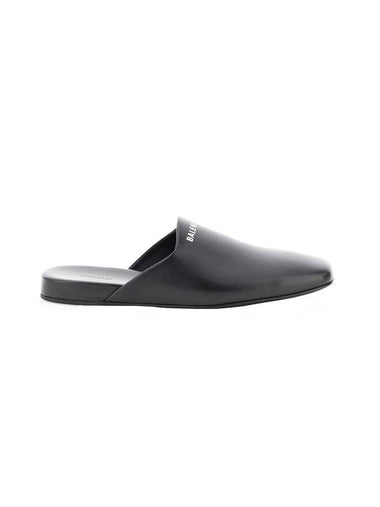 Logo Square Toe Mule Black - BALENCIAGA - BALAAN 1