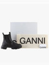 Women's Rubber City Chelsea Boots Black - GANNI - BALAAN 4