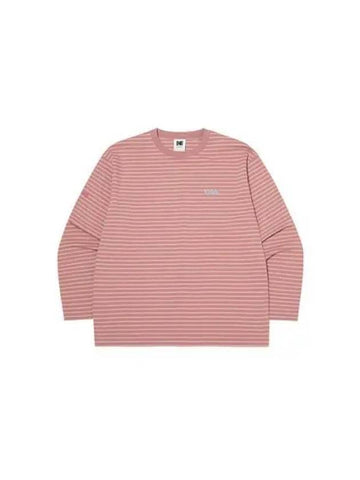 KODAK Apparel Color Eye Stripe Long Sleeve T Shirt PINK - KODO - BALAAN 1