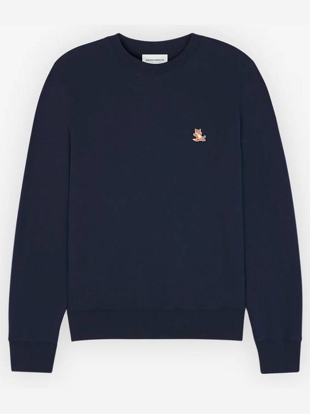 Chillax Patch Regular Sweatshirt Ink Blue - MAISON KITSUNE - BALAAN 2