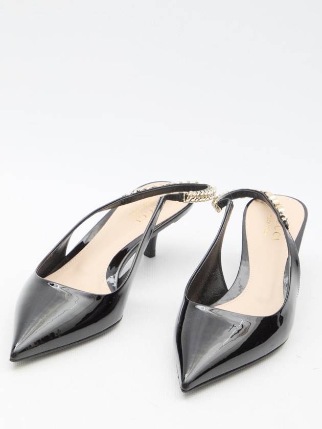 Signoria Slingback Heels Black - GUCCI - BALAAN 6