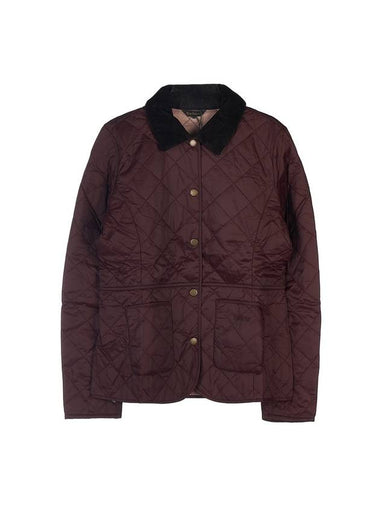 Deveron Quilting Jacket Red - BARBOUR - BALAAN 1