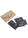 414404 Caviar Cassandra Matelasse Card Holder 33491K 2 - SAINT LAURENT - BALAAN 6