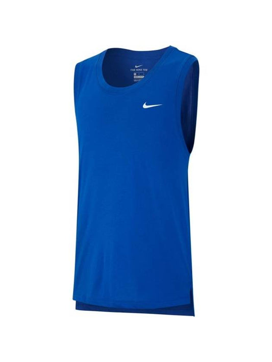 Team Legend Crew Neck Sleeveless Blue - NIKE - BALAAN 2