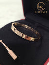 Used luxury goods Lewis It No 17 Rose gold 4P love bracelet - CARTIER - BALAAN 5