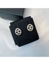 Earrings CC logo round silver earrings AB9232 - CHANEL - BALAAN 2