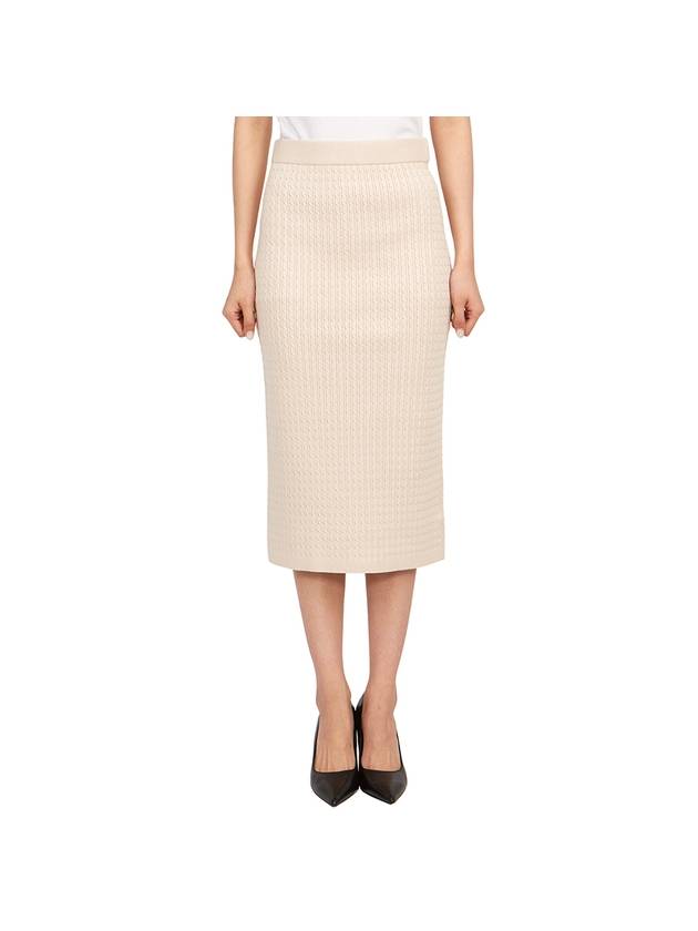 Ginosa Pencil Skirt Ivory - MAX MARA - BALAAN 1