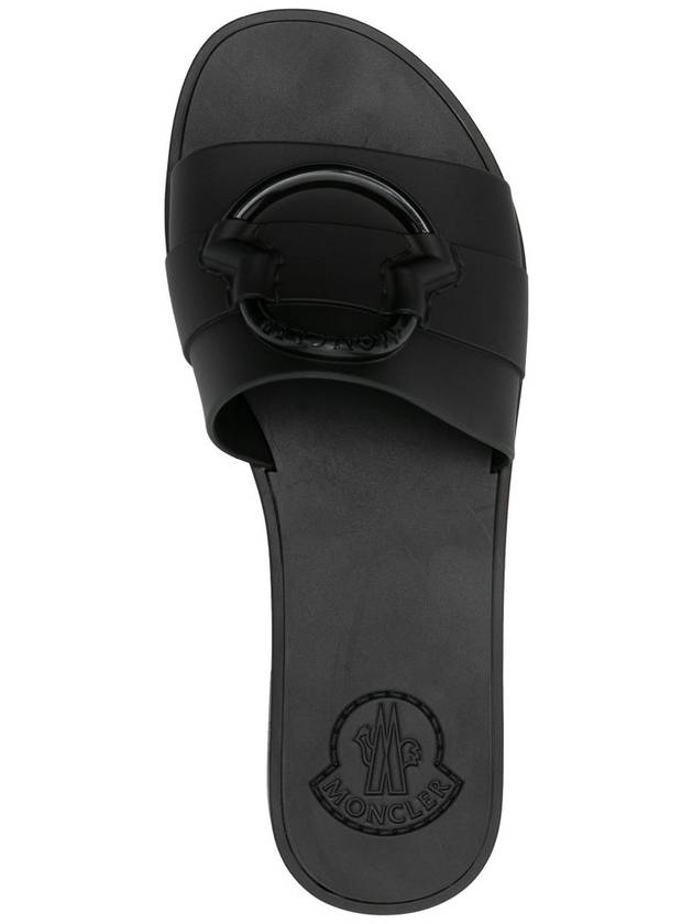 Moon Engraving Logo Slider Sandals J109B4C00130M4095999 - MONCLER - BALAAN 4