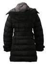 Detachable Hoodie Puffer Coat Padded Black - BURBERRY - BALAAN 4