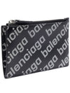 All Over Logo Card Wallet Black - BALENCIAGA - BALAAN 4