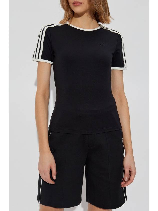 ADIDAS Originals T-shirt With Logo, Women's, Black - ADIDAS ORIGINALS - BALAAN 3