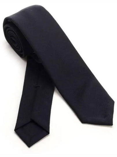 Super 120S Twill Tie Navy - THOM BROWNE - BALAAN 2