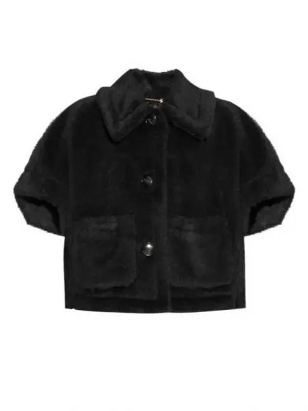 New Terzo1 Teddy Cape Black - MAX MARA - BALAAN 1