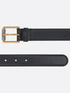 GG Buckle Supreme Belt Black - GUCCI - BALAAN 3