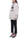 Women's Mansell Logo Oversized Hooded Sweatshirt SW0001FA A1M07E 23EC 24S - ISABEL MARANT - BALAAN 4