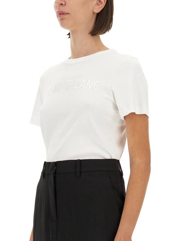 Crew Neck Short Sleeve T-Shirt White - HELMUT LANG - BALAAN 7