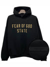 Fleece Hoodie Black - FEAR OF GOD ESSENTIALS - BALAAN 2