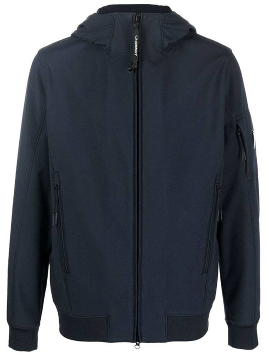 Lens Protech Hooded Jacket Navy - CP COMPANY - BALAAN 1