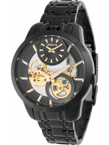 Invicta Objet D Art Hand Wind Black Dial Men's Watch 44332 - INVICTA - BALAAN 1