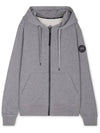 Huron Zip-up Hoodie Stone Heather - CANADA GOOSE - BALAAN 4