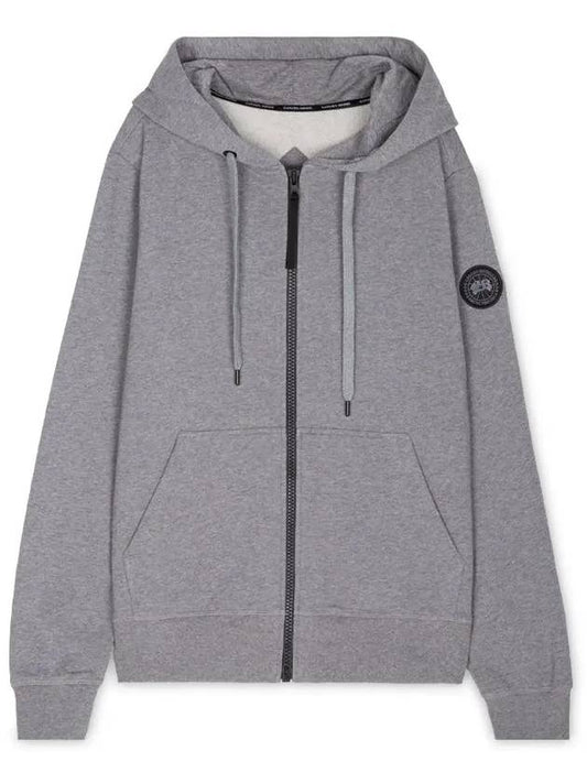 Huron Zip-up Hoodie Stone Heather - CANADA GOOSE - BALAAN 2