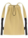 Pleated Pocket Backpack Yellow - ISSEY MIYAKE - BALAAN 2