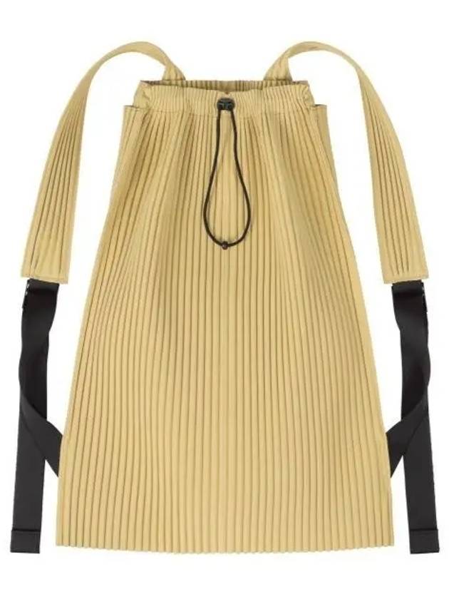 Pleated Pocket Backpack Yellow - ISSEY MIYAKE - BALAAN 2