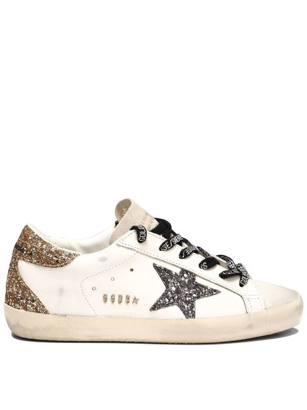 Super-Star Glittered Sneakers White - GOLDEN GOOSE - BALAAN 2