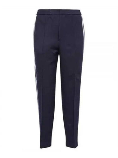 Ribbon Jogger Track Pants Navy - AMI - BALAAN 1