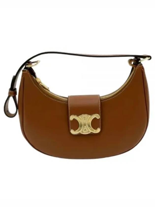 Ava Triomphe Smooth Calfskin Shoulder Bag Tan - CELINE - BALAAN 2