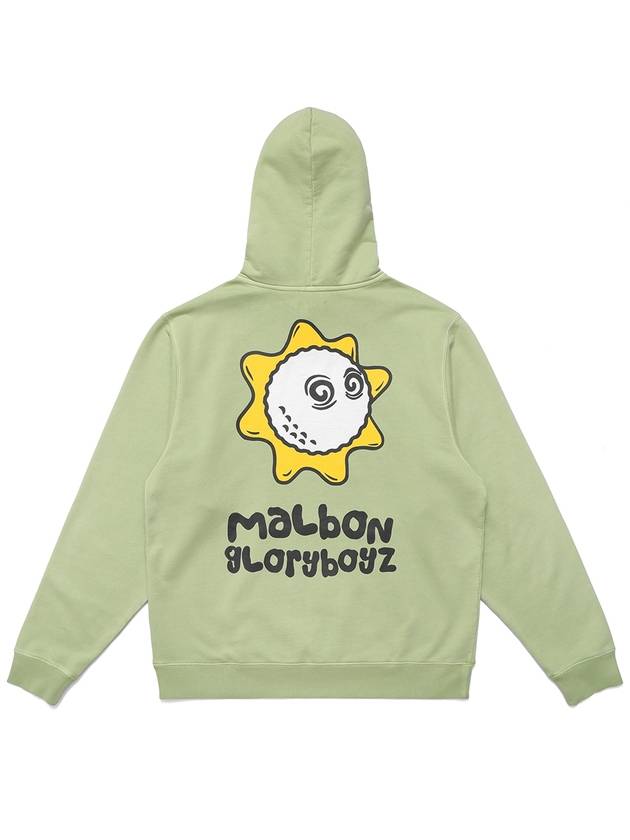 MALBON x GLO GANG Glo Hooded Sweatshirt MINT M3113LHD01MNT - MALBON GOLF - BALAAN 3