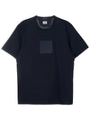 Men's Metropolis Pocket Jersey Short Sleeve T-Shirt Total Eclipse - CP COMPANY - BALAAN 2