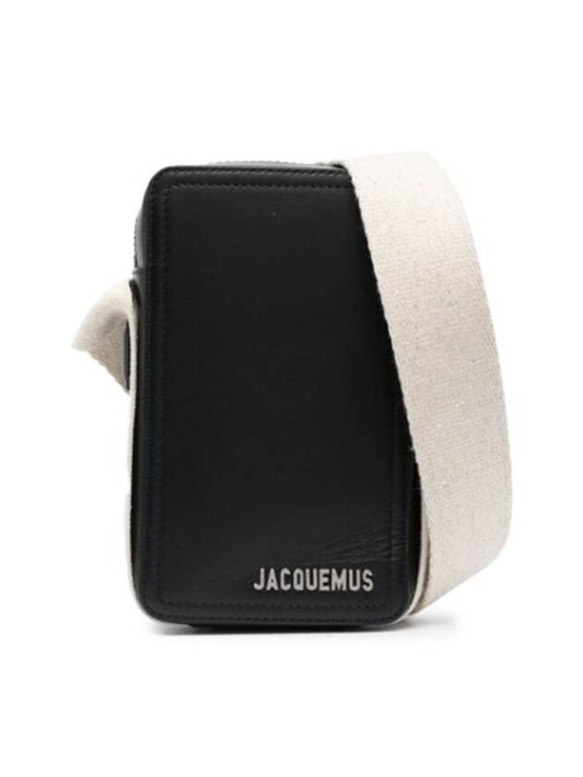 Le Cuerda Vertical Grosgrain Cross Bag Black - JACQUEMUS - BALAAN 2