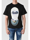 NUS22251 Mask Short Sleeve T Shirt Black 009 - IH NOM UH NIT - BALAAN 1