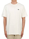 T Just Doval PJ Oval D Patch Short Sleeve T Shirt White - DIESEL - BALAAN 4