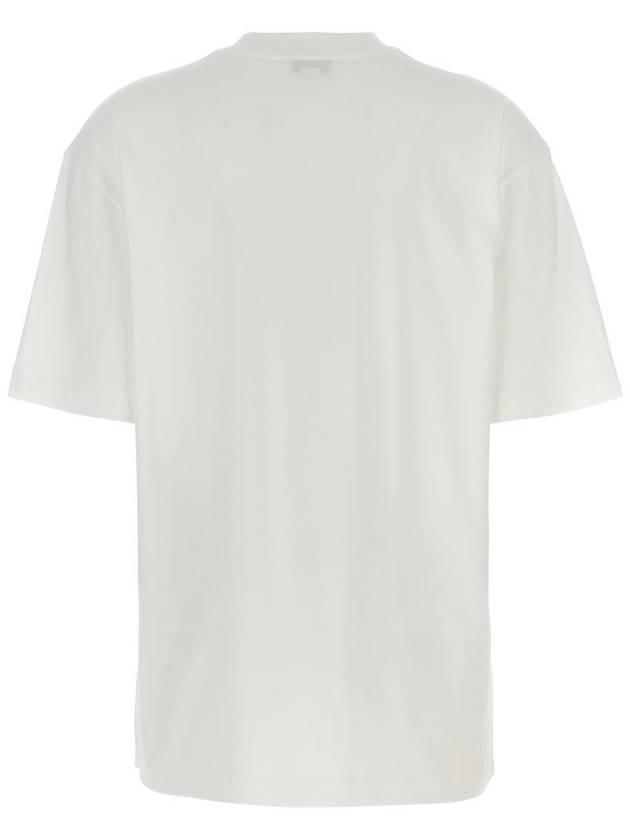 Skull Graphic Print Short Sleeve T-Shirt White - ALEXANDER MCQUEEN - BALAAN 3