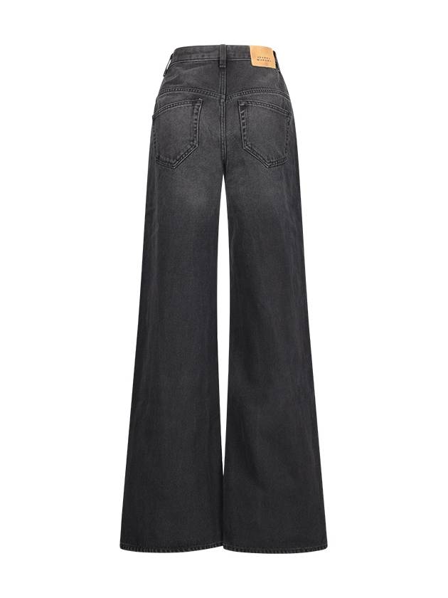 Lemony Wide Jeans Black - ISABEL MARANT - BALAAN 3