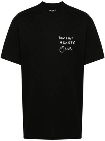 Pepe B.H.C Short Sleeve T-Shirt Black - CARHARTT WIP - BALAAN 1