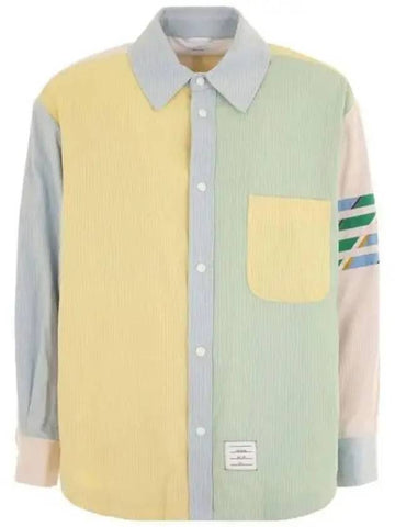 Fun mix striped shirt jacket 270596 - THOM BROWNE - BALAAN 1