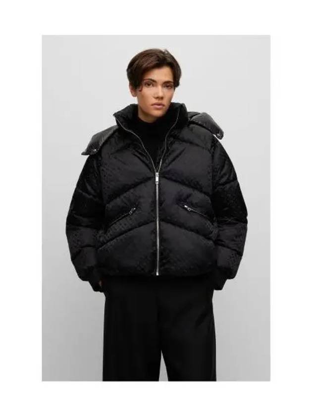 Women s Waterproof Monogram Puffer Padding 50498776 001 - BOSS - BALAAN 1